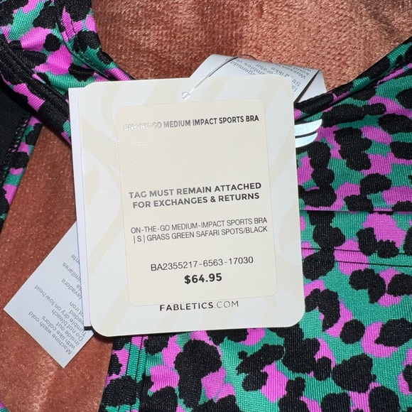 Fabletics On The Go Medium Impact Sports Bra (S) - Picture 3 of 3